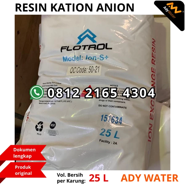 Resin Lewatit S80 untuk Softener